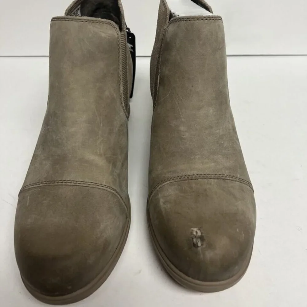 Sorel Women's Evie Pull On Waterproof Ankle Booties Taupe, Size 9 M